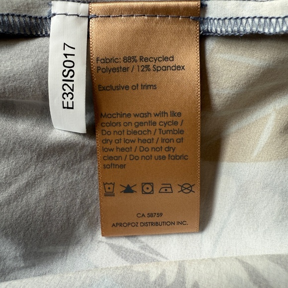 INDYEVA ALOKAYA SKORT TOP SET FLORAL ATHLEISURE SPORTY STRETCHY QUICK DRY XS - Picture 11 of 11